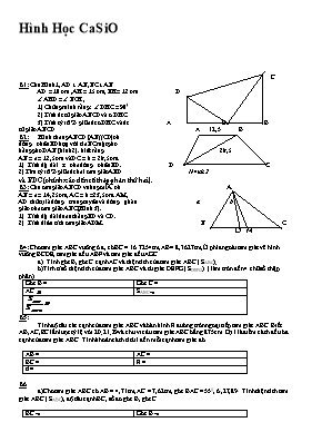 Toán - Hình học casio